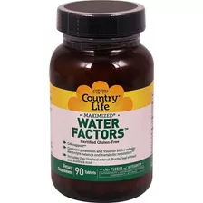 Country Life | Water Factors Diureti | 90 Tablets