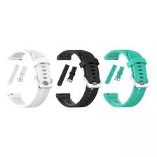 3x Pulseira Compativel Com Garmin Venu 2 Plus 43mm