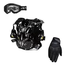 Combo Colete + Óculos + Luva 788 Pro Tork Trilha Motocross