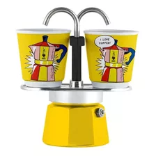 Mini Cafetera Express Set Lichtenstein Bialetti 2 Pocillos