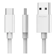 Cabo Usb Carregamento E Dados Jwcom Type-c Tp015 Cor Branco