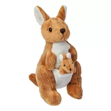 Canguru Com Filhote 26 Cm - Pelúcia Fofytoys