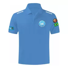 Camisa Pólo Onu Fuzileiros Navais Brasil Nações Unidas