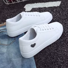 Zapatos Mujer Casuals Tenis Blancos