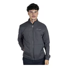 Campera Champion Hombre Moda Gris