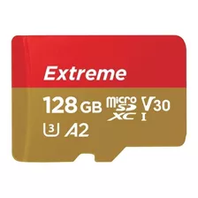 Cartão De Memória Sandisk Sdsqxa1-128g-an6ma Extreme Com Adaptador Sd 128gb