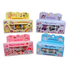 Pack De 4 Cajas Wachi Tape Sanrio - Kuromi - Hellokitty 