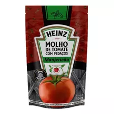 Molho De Tomate Heinz Com Manjericão Sachê 300g - Pct 24 Uni