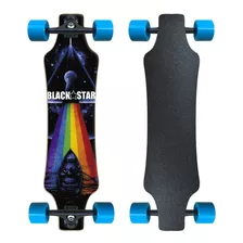 Skate Longboard Fish Completo Black Star - Cat