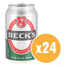 Cerveza Becks Lata 330 Ml X24