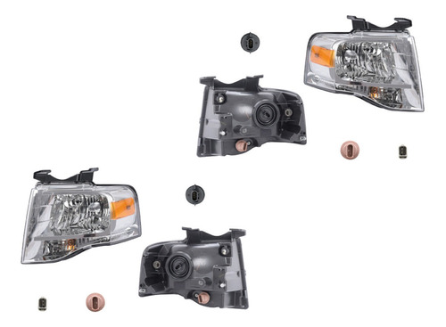 Par De Faros Depo Ford Expedition 2007 2008 2009 2010 2011 Foto 5