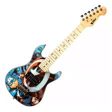 Guitarra Phx Infantil Captain America Gms-k2