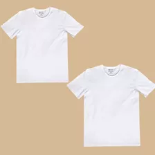 Kit 2 Camisetas Basicas Masculinas World Hering 100% Algodao