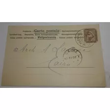Antigua Postal Egipto 1902- Matasello Alejandria