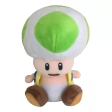 Toad Pelucia Turma Mario Bross Verde Pronta Entrega