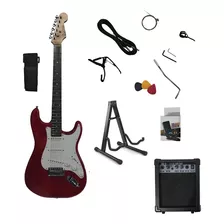 Paquete Guitarra Eléctrica Amplificador Accesorios Jendrix