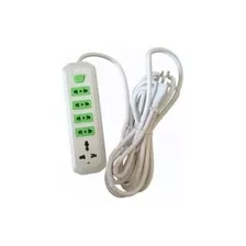 Alargador Eléctrico Zapatilla Con Interruptor 5m / Fordeal