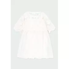 Vestido Blanco Para Niña Boboli 12-1111