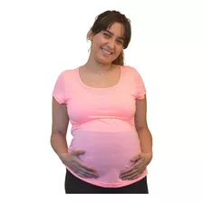 Polera Maternal Y Lactancia Coral Mítima