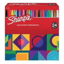 Marcadores Sharpie Permanentes Por 24 Colores 