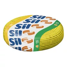 Cabo Flexivel Sil 750v 6mm Amarelo 100m