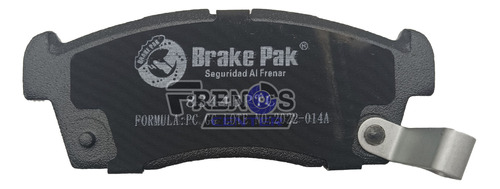 Pastilla Freno Del Brake Pak Para Subaru Justy Foto 3