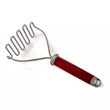 Espremedor De Batata 25 Cm Inox Manual Vermelho Kitchenaid