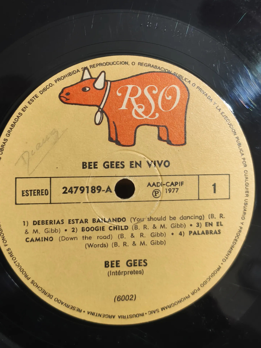BEE GEES - En Vivo! - vinilo 1977