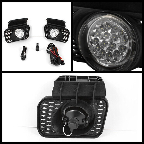 Par Faros Niebla Led Chevrolet Avalanche 1500 Z71 2005 5.3l Foto 3