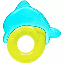 Brinquedo Mordedor Bichinhos Oceano Água Gengiva Bebê Buba Cor Golfinho