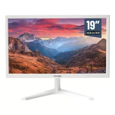 Monitor 19' Hd Led 60hz Hdmi Vga 3.6ms Branco - Mymax