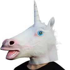 Mascara Látex Unicornio Halloween