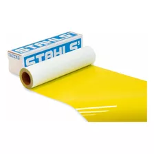 Vinilo Textil Amarillo Pvc Termotransferible Por Metro