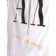 Remera Armani Exchange Hombre Corte Regular Con Etiqueta T M