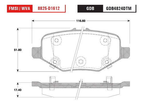 Jgo Balatas Tras Ford Explorer 2015 2 4wd Cermica Trw Foto 2