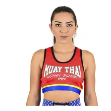 Top Feminino Sem Bojo Muay Thai Luta Treino Innove Sports