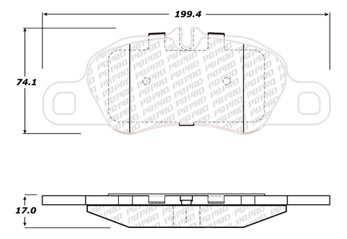 Pastillas Freno Porsche 911 Carrera 2005-2012 Delantero Foto 2