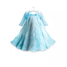 Fantasia Infantil Luxo Elsa Frozen C/ Luzes, Original Disney