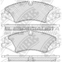 Pastillas De Freno Land Rover Discovery V 3.0 2017 Nibk Del Land Rover Discovery