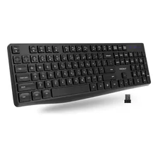 Teclado Inalambrico De Pc Tamano Completo | Negro / Macally