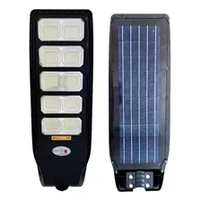 Luminária Led Solar 500w Sensor Presença Ip67 Prova D'água Cor Da Carcaça Preto Cor Da Luz Branco-frio