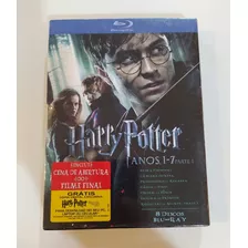 Blu-ray Box Harry Potter Anos 1-7 Parte 1 - Lacre De Fabrica