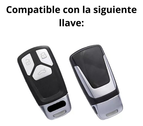 Funda Carcasa Llave Para Audi A4 A5 A6 A7 Tt Q3 Q5 Q7 R8 Foto 3