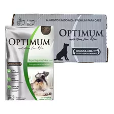 Caixa Alimento Úmido Optimum Cães Raças Pqn Frango 100g