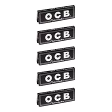 Rolling Papers Cueros Ocb Premium #7 Combo De 5 Cajitas