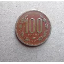 Moneda Chile 100 Pesos 1991