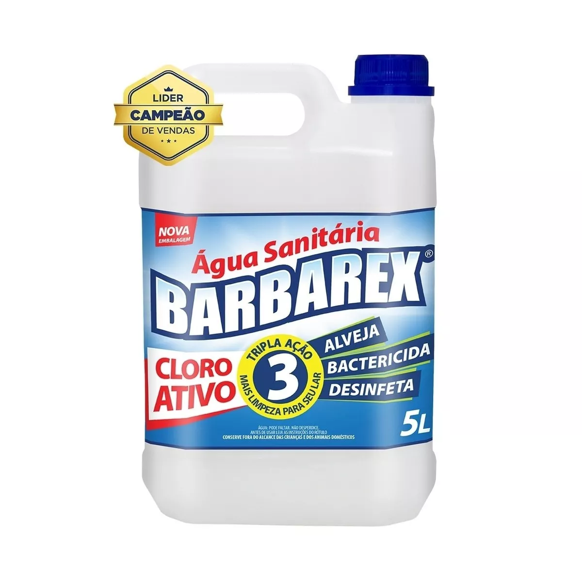 Água Sanitária Barbarex Galão 5l