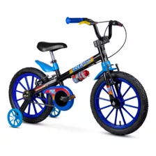 Bicicleta Infantil Nathor Aro 16 Tech Boys Menino 5 A 8 Anos