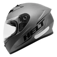 Capacete Helt Polar Motociclista Helt Street Fechado Moto Cor Cinza Tamanho Do Capacete 60