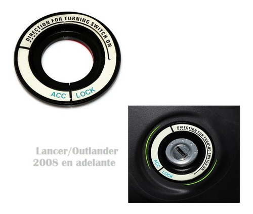 Embellecedor Switch Encendido Mitsubishi Lancer Outlander 08 Foto 6
